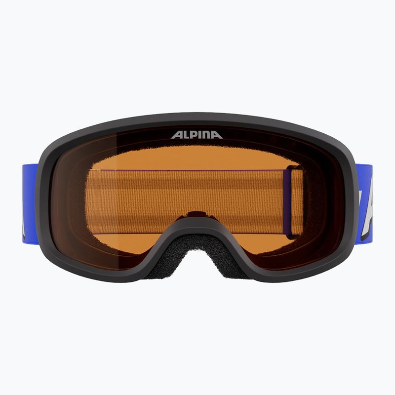 Dětské lyžařské brýle Alpina Piney 2.0 blue matt/orange 2