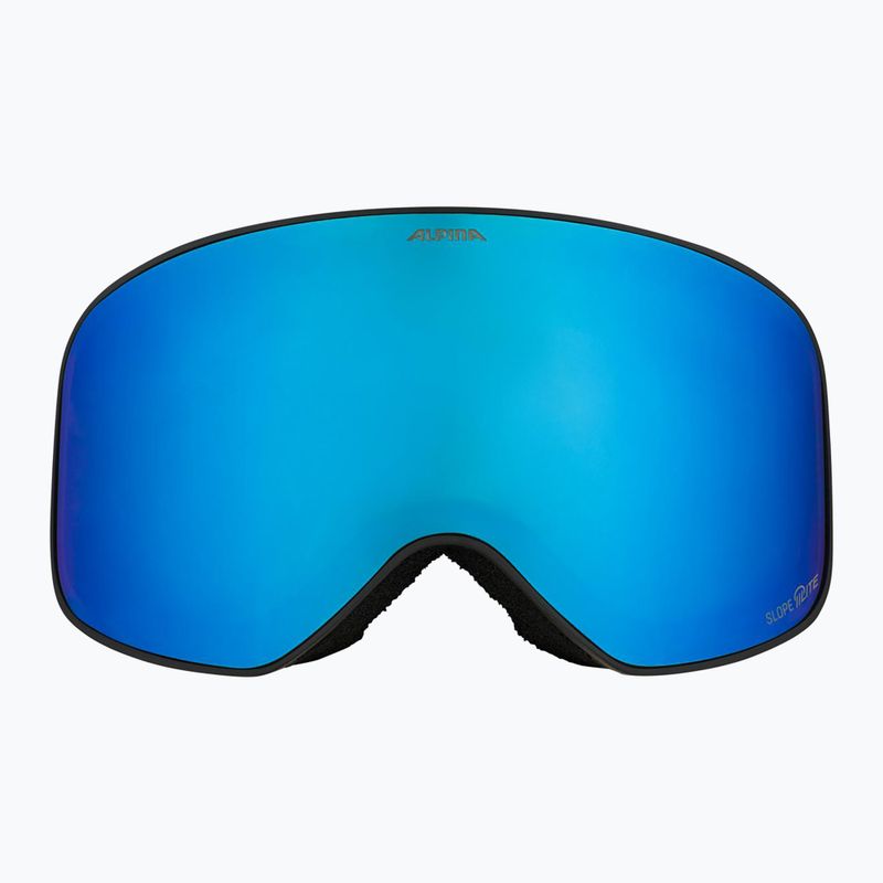 Lyžařské brýle Alpina Slope Q-Lite black/black matt/blue 2