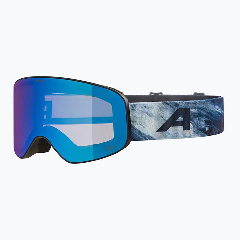 Dětské lyžařské brýle Alpina Fernie Q-Lite black/blue matt