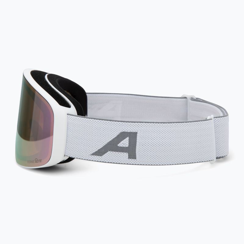 Dětské lyžařské brýle Alpina Fernie Q-Lite white matt/rose 4