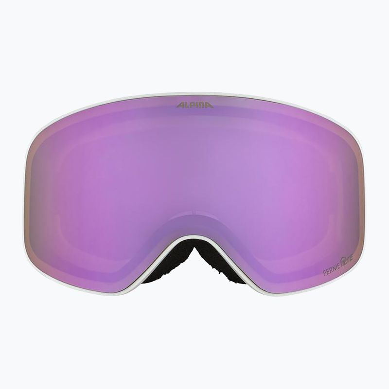 Dětské lyžařské brýle Alpina Fernie Q-Lite white matt/rose 2