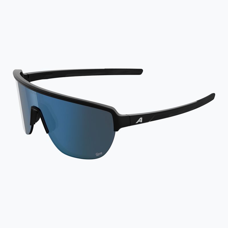 Sluneční brýle Alpina Frame 2.0 Q-Lite black matt/blue mirror