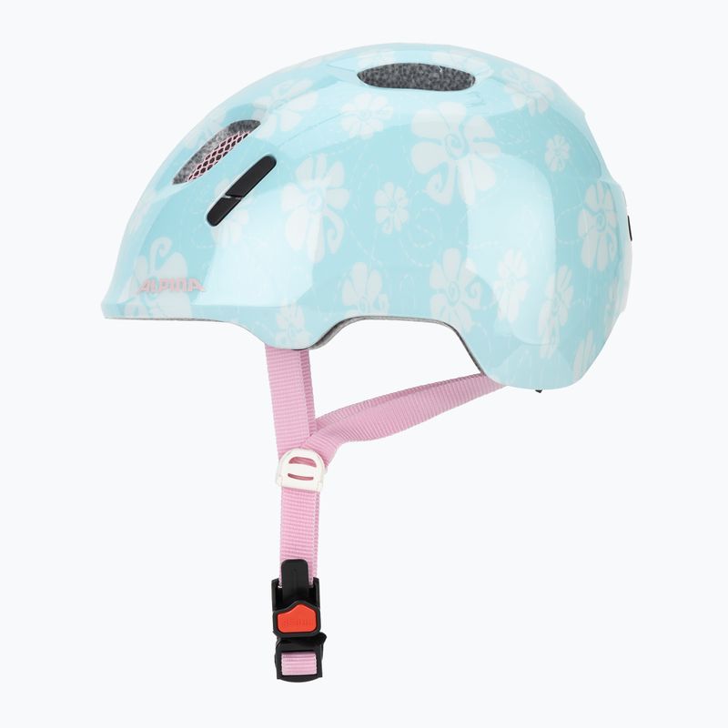 Dětská cyklistická helma Alpina Ximo 2 Jr aqua rose flower gloss 3
