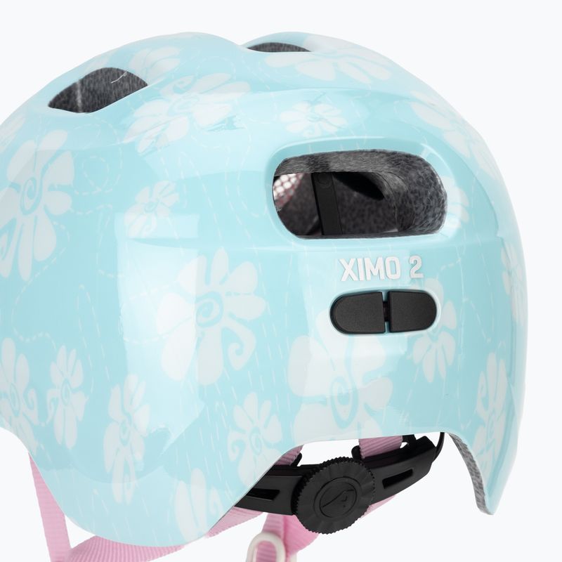 Dětská cyklistická helma Alpina Ximo 2 Jr aqua rose flower gloss 7