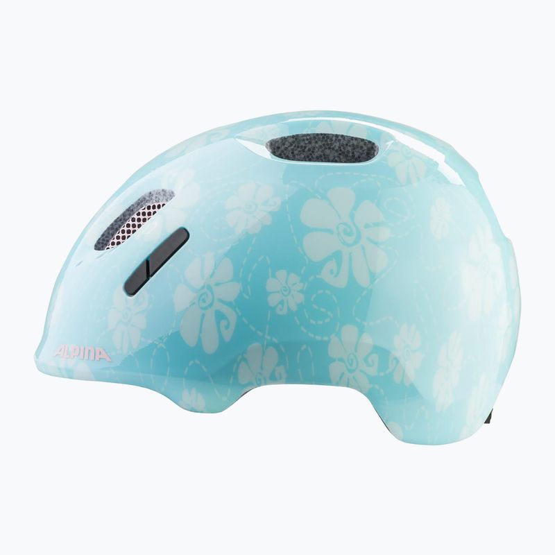 Dětská cyklistická helma Alpina Ximo 2 Jr aqua rose flower gloss 2