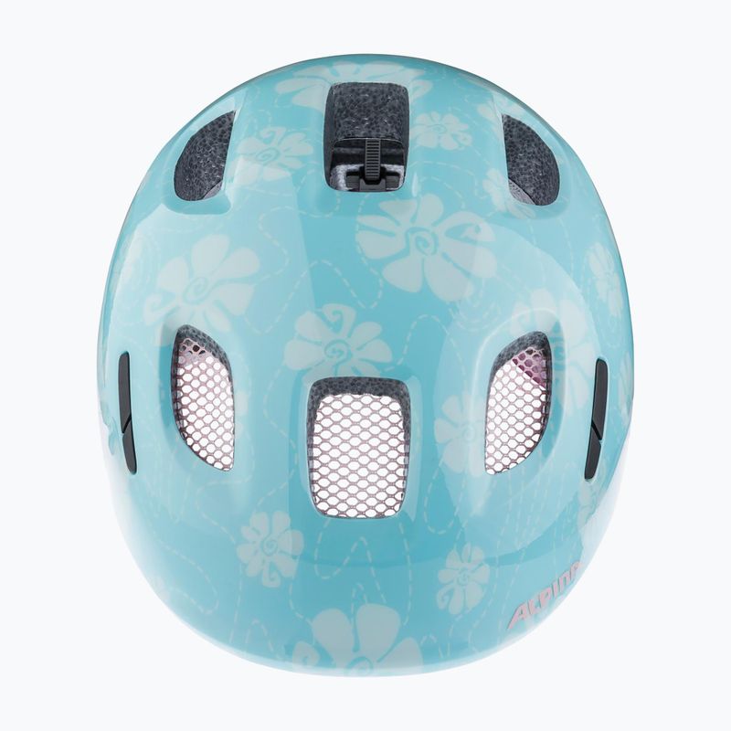 Dětská cyklistická helma Alpina Ximo 2 Jr aqua rose flower gloss 4