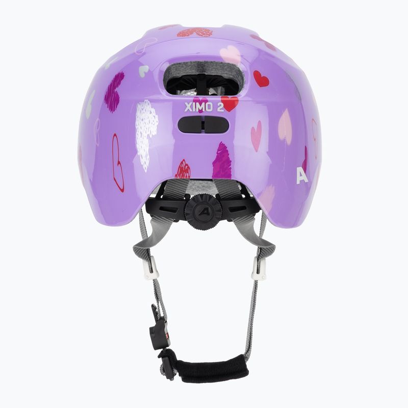 Dětská cyklistická helma Alpina Ximo 2 Jr purple hearts gloss 4
