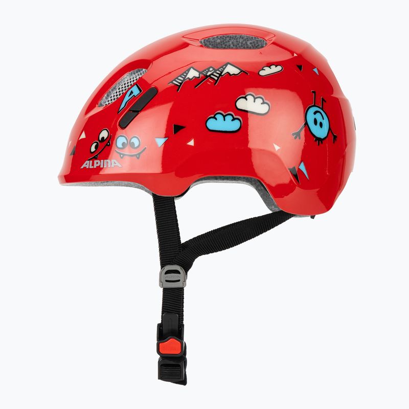 Dětská cyklistická helma Alpina Ximo 2 Jr red smile gloss 3