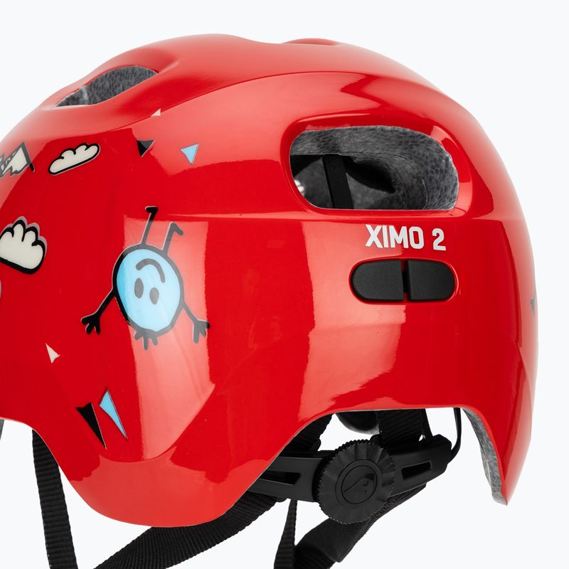 Dětská cyklistická helma Alpina Ximo 2 Jr red smile gloss 7