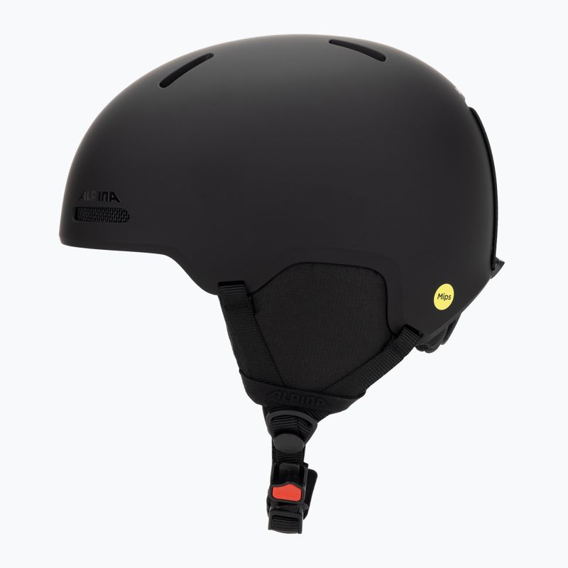 Lyžařská helma Alpina Arber 2 MIPS black matte 3
