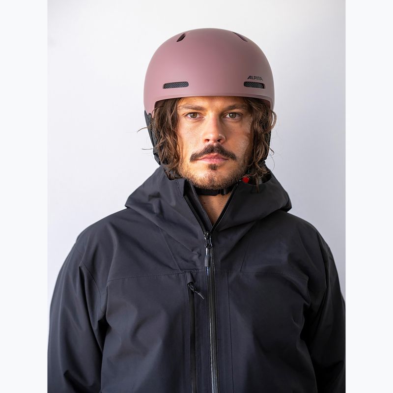 Lyžařská helma Alpina Arber 2 MIPS coj old rose 5