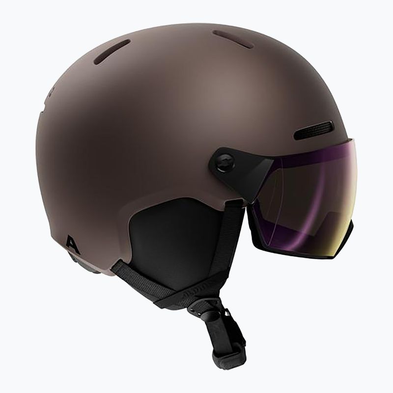 Lyžařská helma Alpina Arber 2 Visor Q-Lite ox brown matt 2