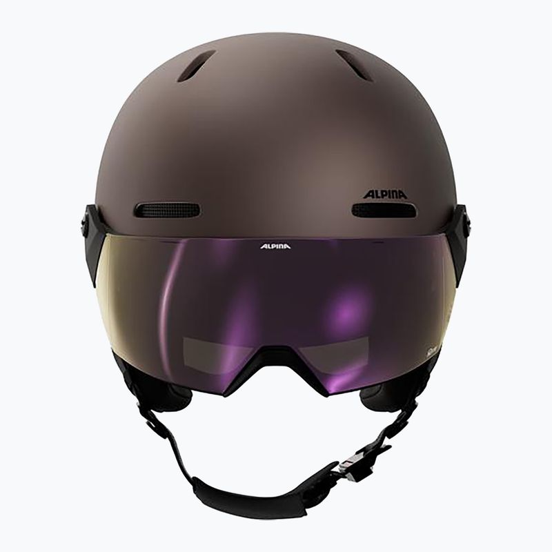 Lyžařská helma Alpina Arber 2 Visor Q-Lite ox brown matt 3