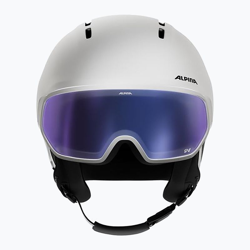 Lyžařská helma Alpina Vizzard QV MIPS white matt 3