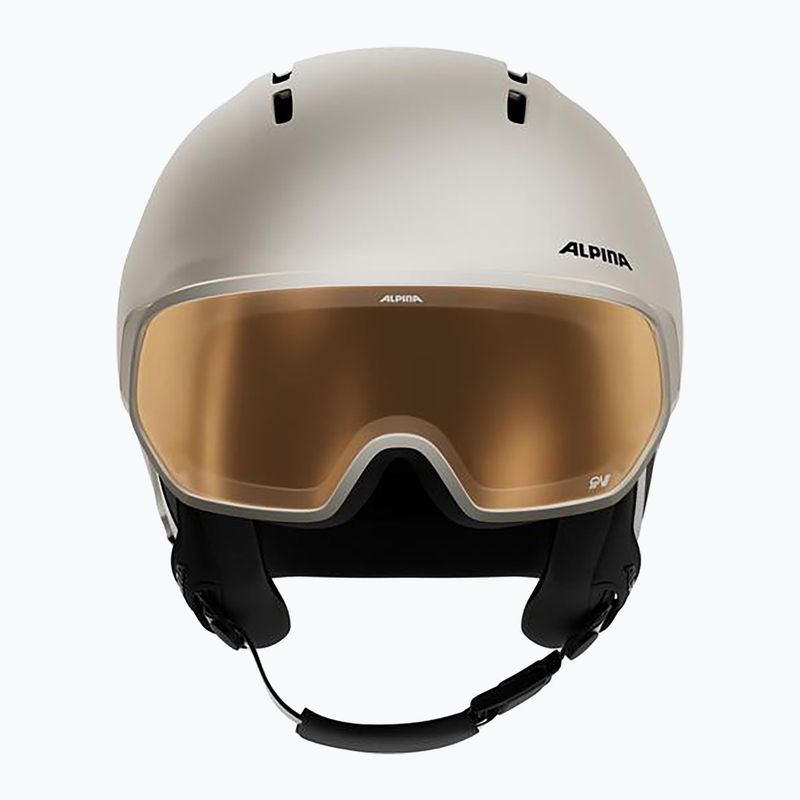 Lyžařská helma Alpina Vizzard QV MIPS sand matt 3