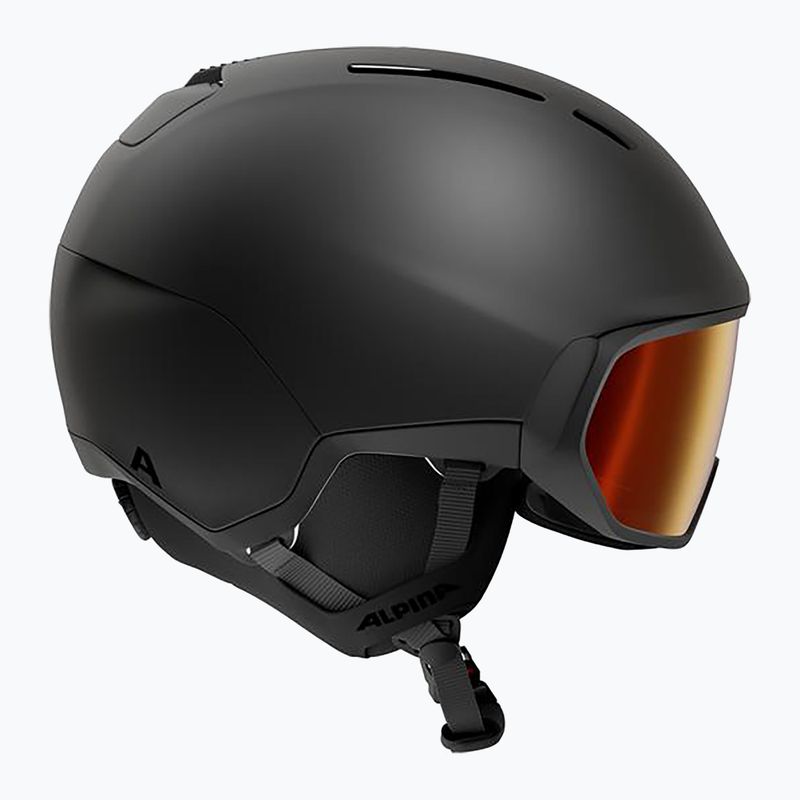 Lyžařská helma Alpina Vizzard Q-Lite black matte 2
