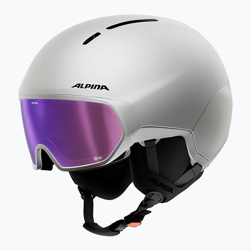 Lyžařská helma Alpina Vizzard Q-Lite white matt