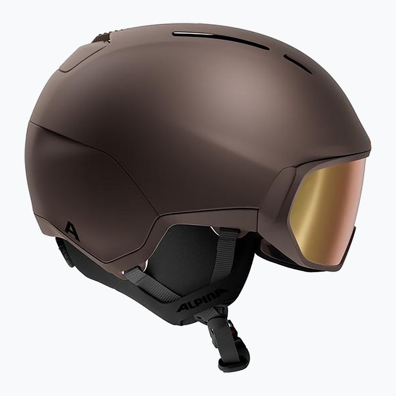 Lyžařská helma Alpina Vizzard Q-Lite ox brown att 2