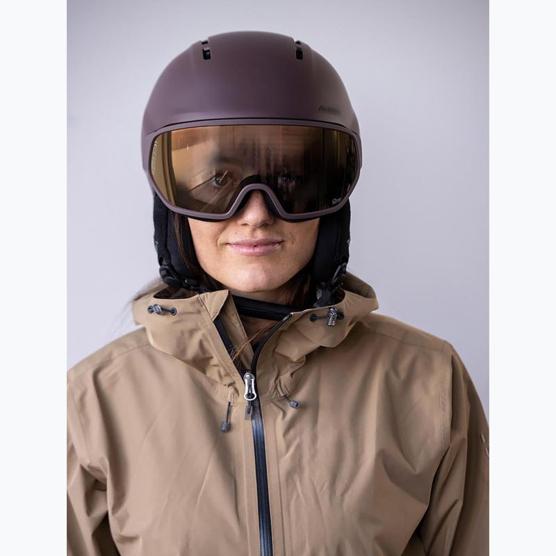 Lyžařská helma Alpina Vizzard Q-Lite ox brown att 7