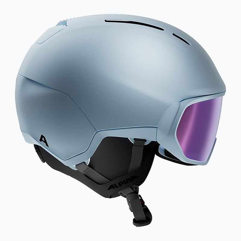 Lyžařská helma Alpina Vizzard Q-Lite ice blue matt 2