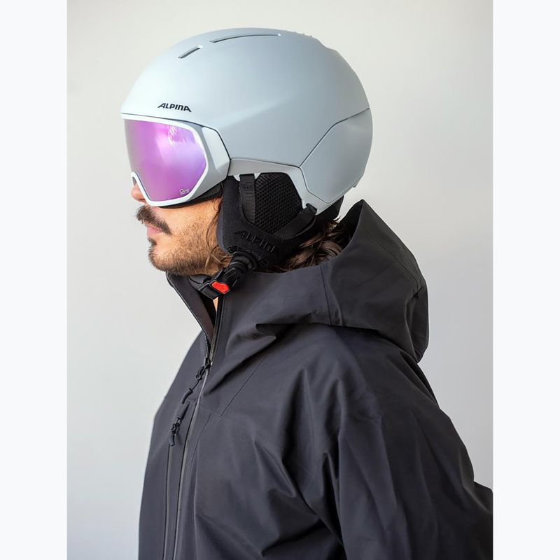 Lyžařská helma Alpina Vizzard Q-Lite ice blue matt 6