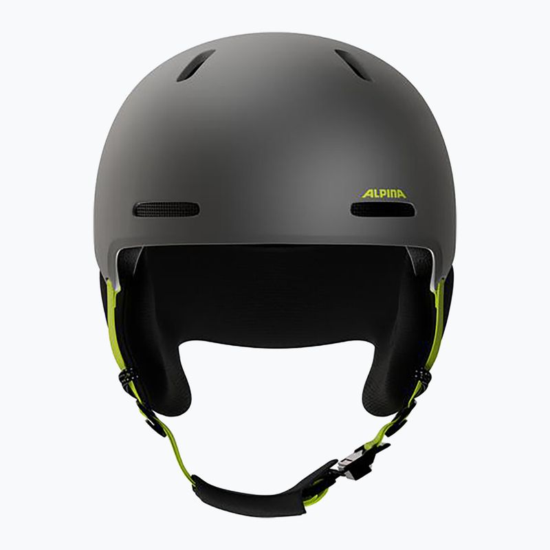 Dětská lyžařská helma Alpina Zupo 2 charcoal neon matt 3