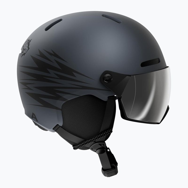 Dětská lyžařská helma Alpina Zupo 2 Visor Q-Lite midnight grey 2