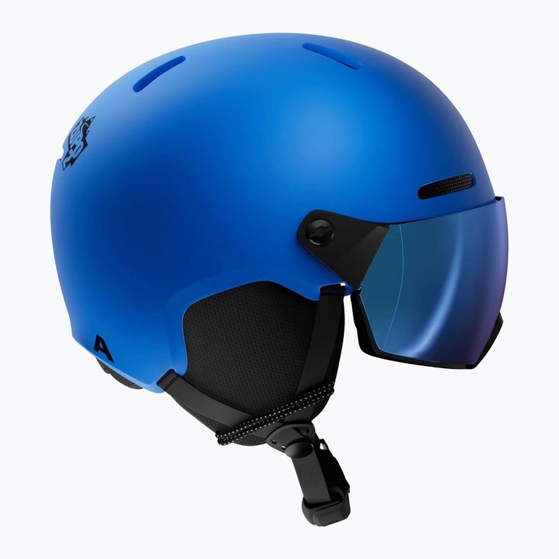Dětská lyžařská helma Alpina Zupo 2 Visor Q-Lite blue matt 2