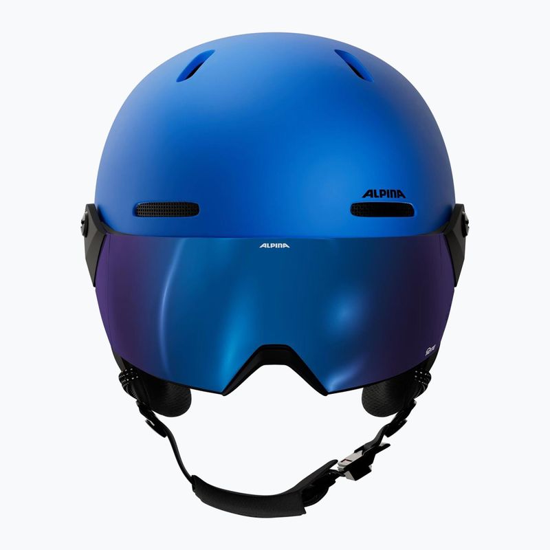 Dětská lyžařská helma Alpina Zupo 2 Visor Q-Lite blue matt 3