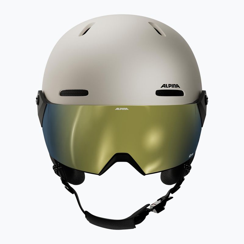 Dětská lyžařská helma Alpina Zupo 2 Visor Q-Lite sand matt 3