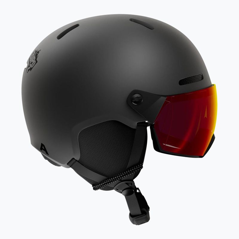 Dětská lyžařská helma Alpina Zupo 2 Visor Q-Lite black matte 2