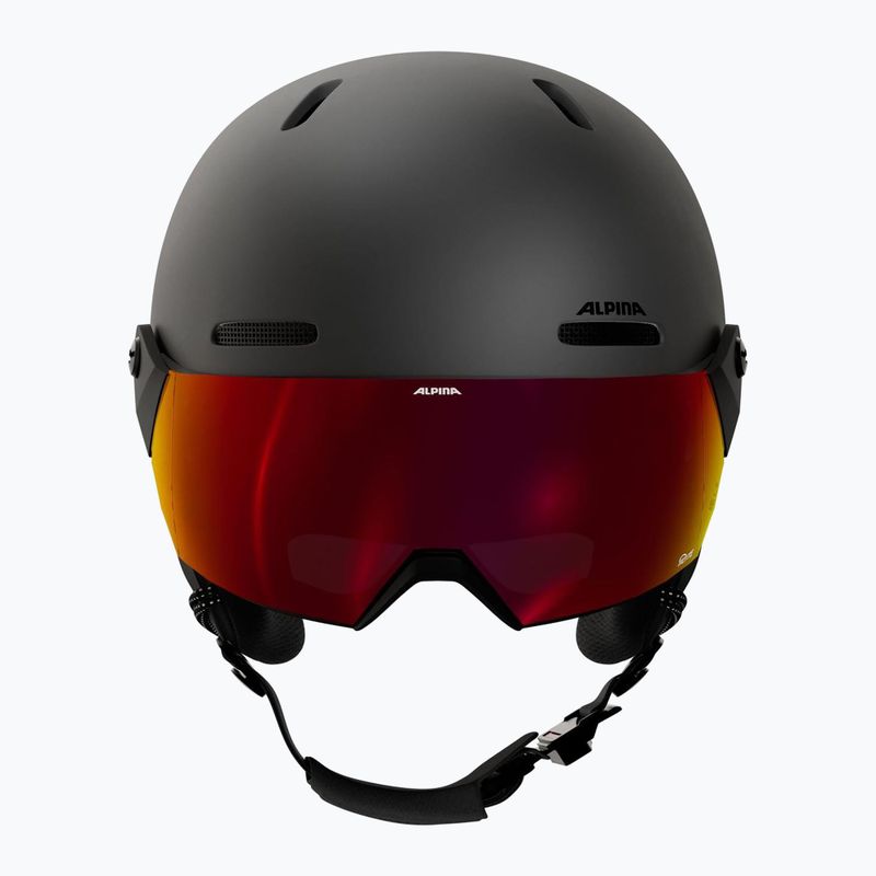 Dětská lyžařská helma Alpina Zupo 2 Visor Q-Lite black matte 3