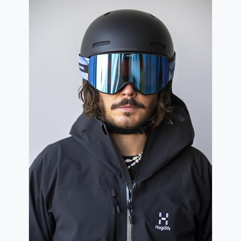 Lyžařské brýle Alpina Venet M Q-Lite  black/blue matt 4