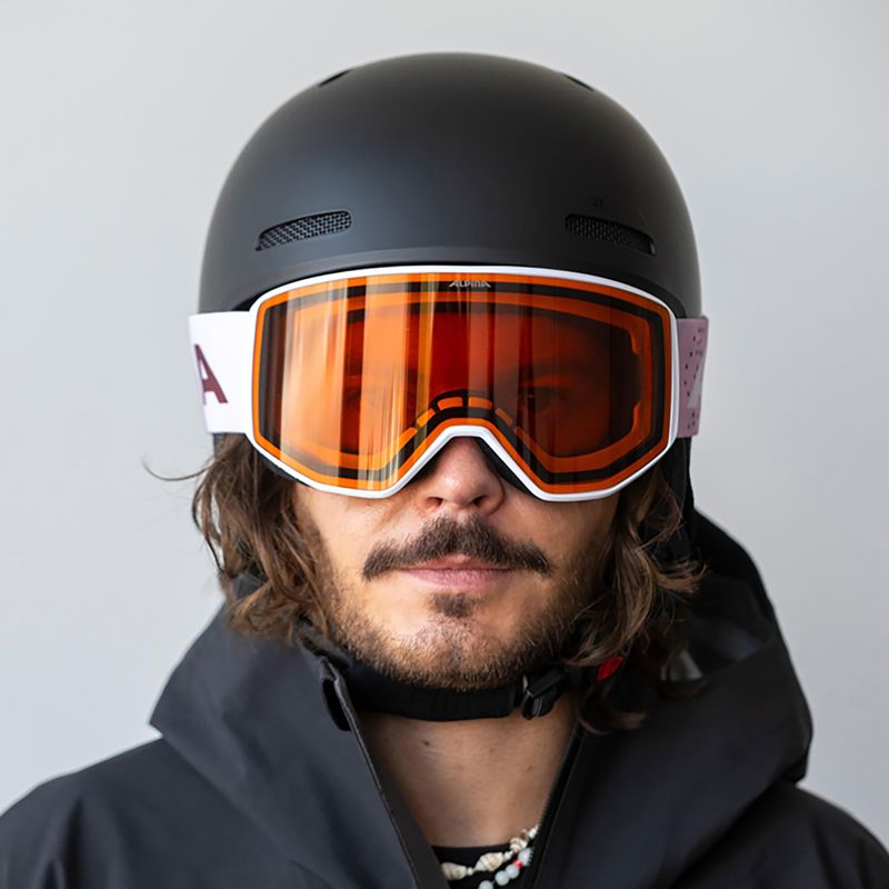 Lyžařské brýle Alpina Venet M white/rose matt 8