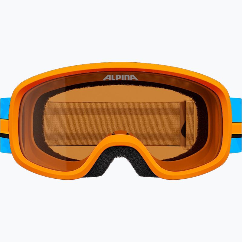 Dětské lyžařské brýle Alpina Piney 2.0 orange/blue matt 2