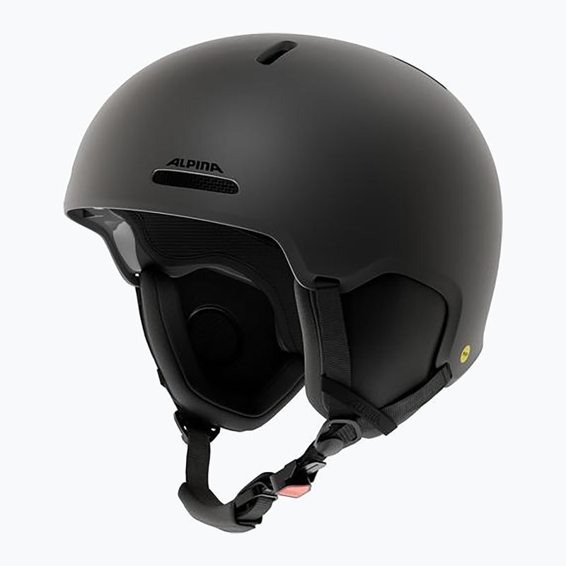 Lyžařská helma Alpina Arber 2 MIPS black matte 8
