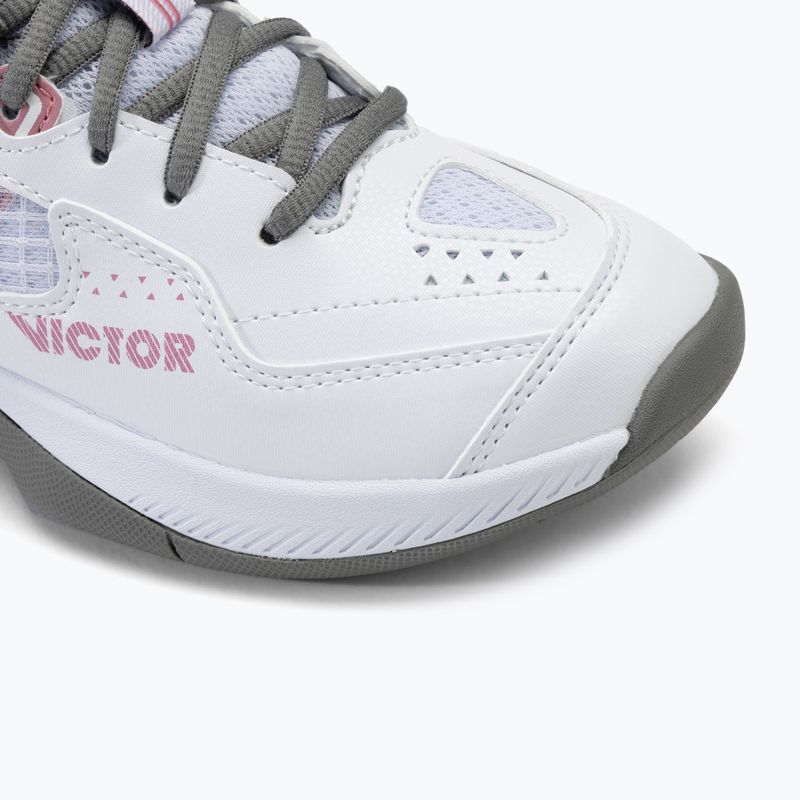 Dámské boty na badminton VICTOR A610IVF white/ grey 7