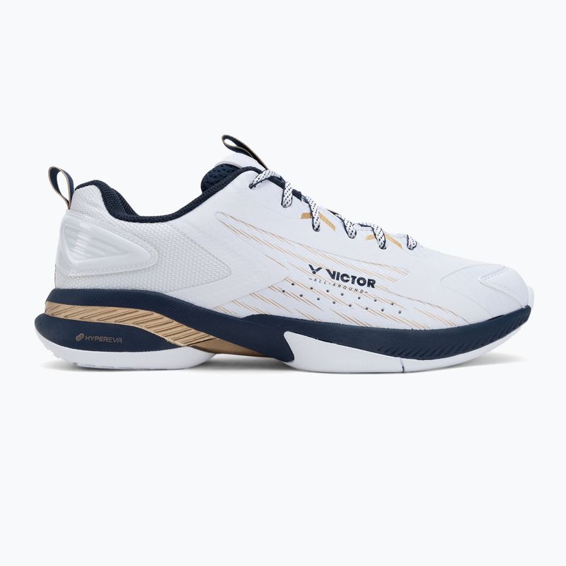 Pánská badmintonové boty VICTOR A970TD AX bright white/light gold 2
