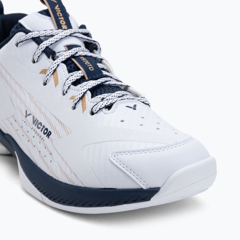 Pánská badmintonové boty VICTOR A970TD AX bright white/light gold 7