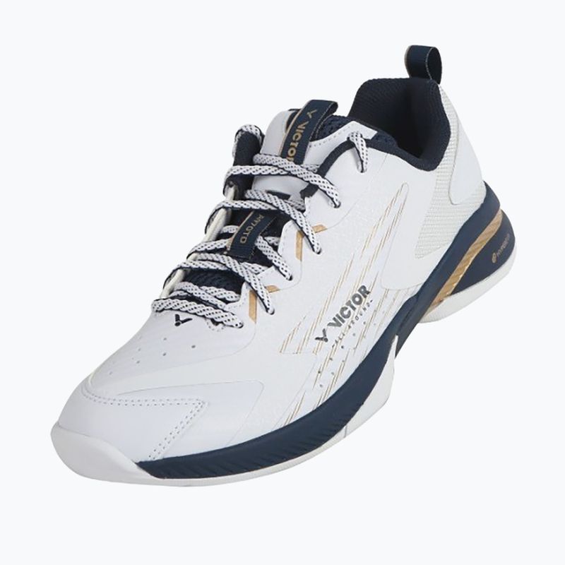Pánská badmintonové boty VICTOR A970TD AX bright white/light gold 8