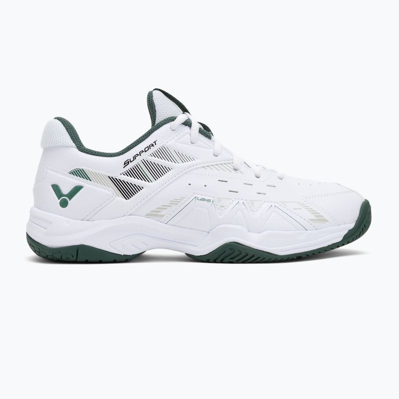Pánská badmintonové boty VICTOR P8500CLS AG bright white/hunter green 2