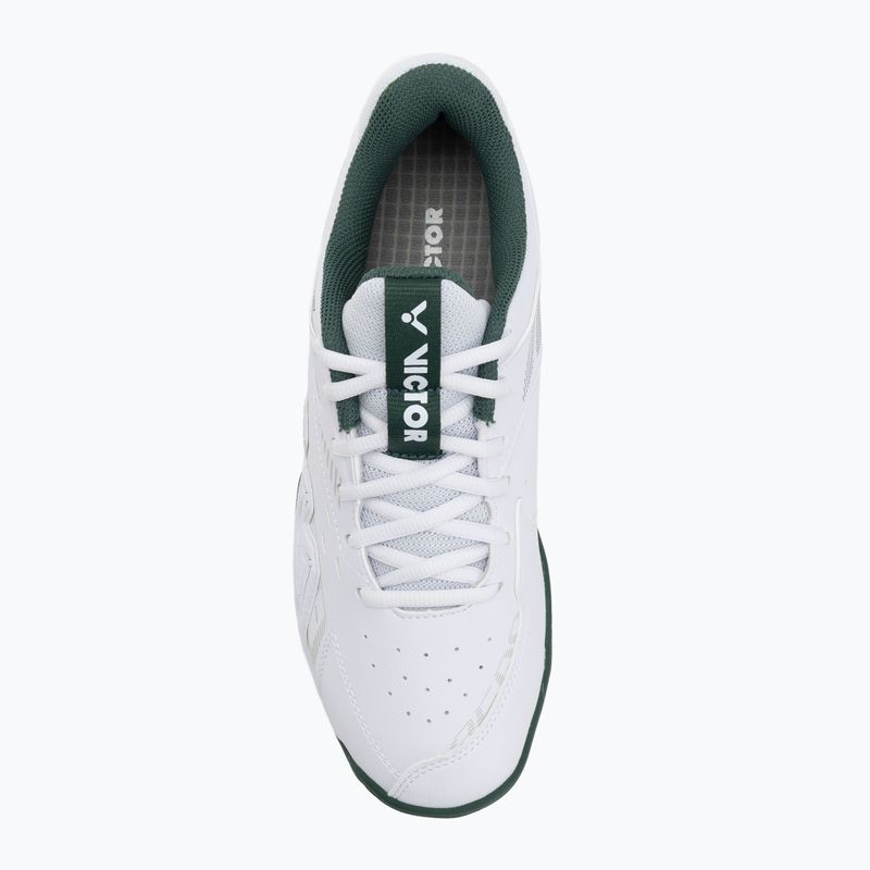 Pánská badmintonové boty VICTOR P8500CLS AG bright white/hunter green 5