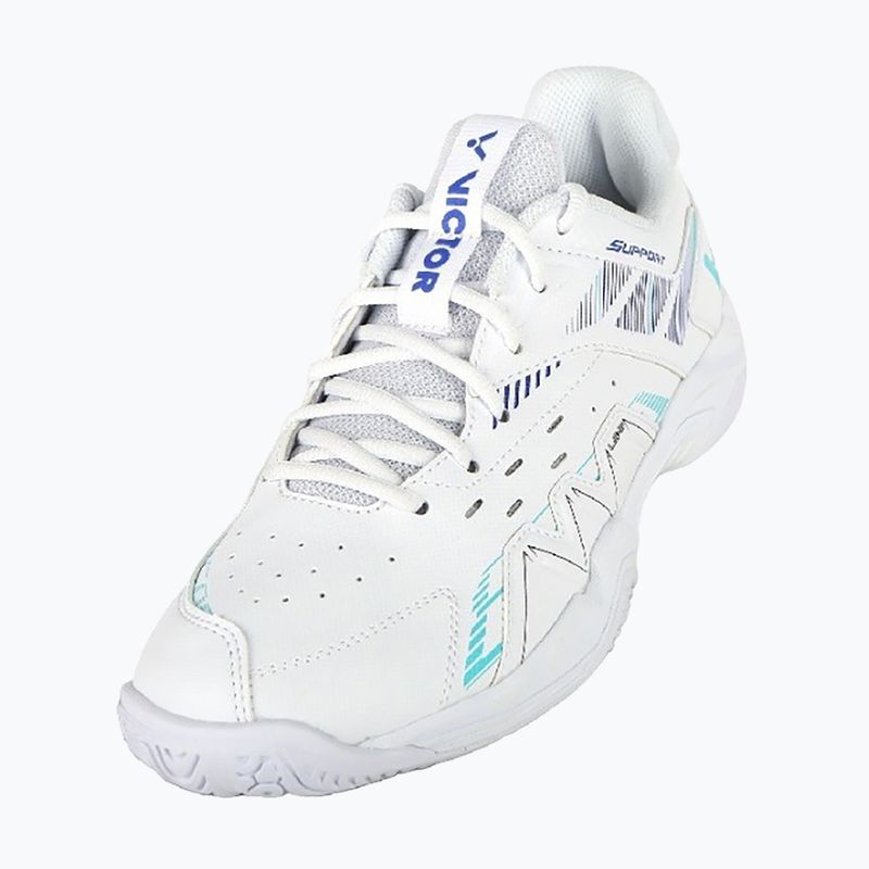 Pánská badmintonové boty VICTOR P8500CLS AG bright white/hunter green 8