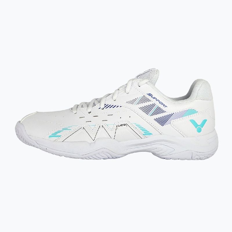 Pánská badmintonové boty VICTOR P8500CLS AG bright white/hunter green 9