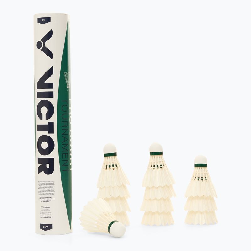 Badmintnové šipky VICTOR Pro Court Tournament péřové 12pcs