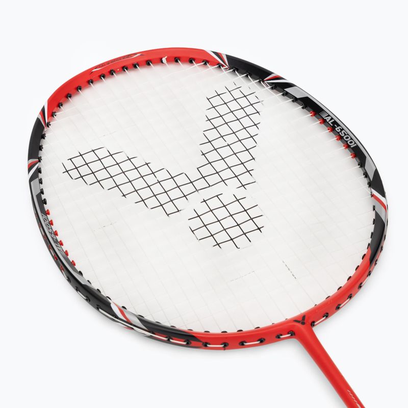 Badmintonová raketa VICTOR AL-6500 red/black 5