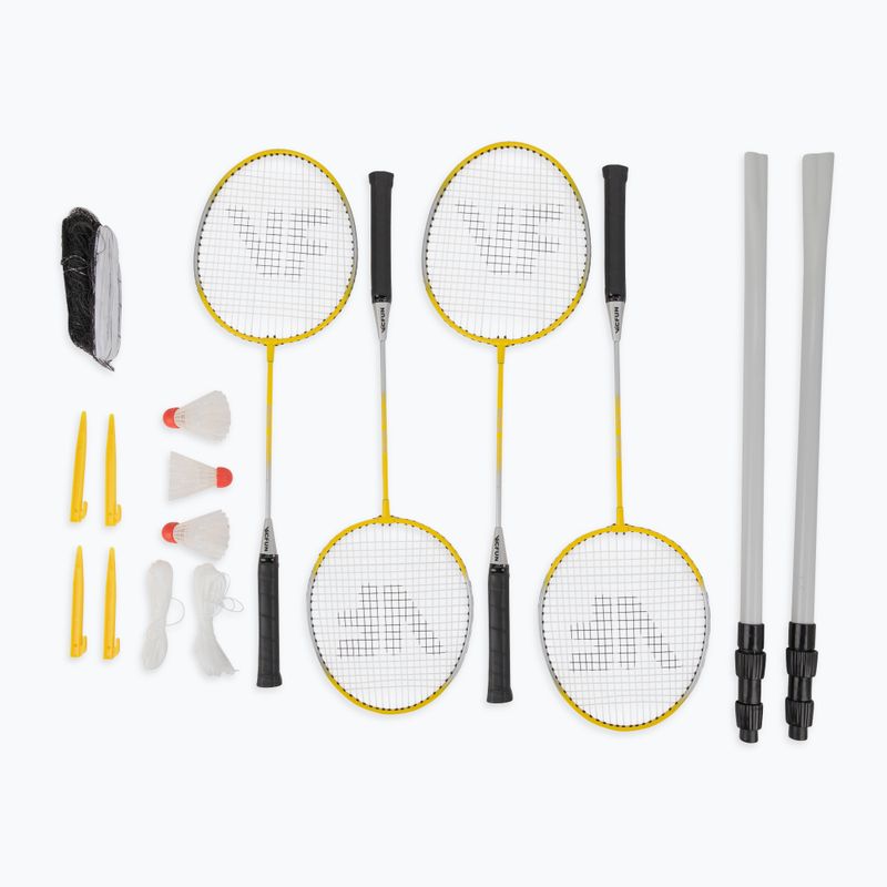 Badmintonový set VICFUN Complete yellow