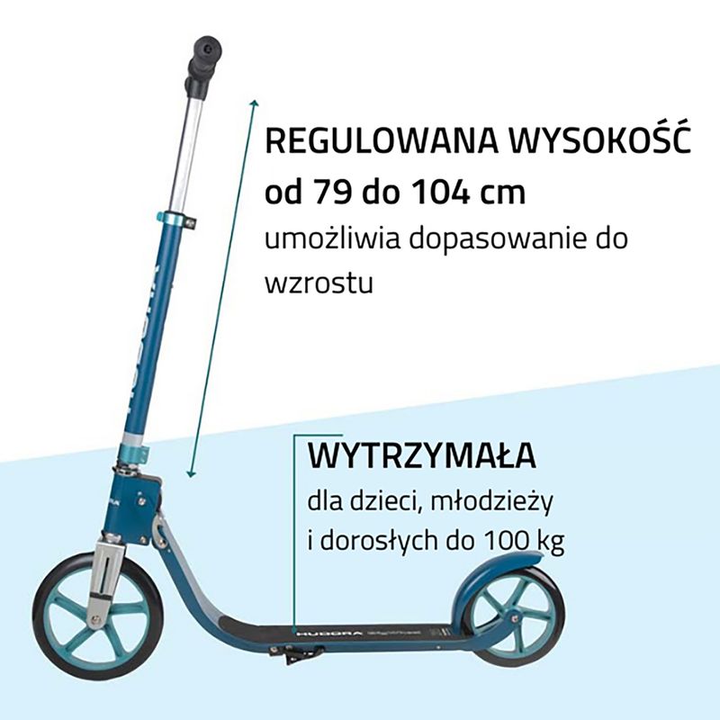 Hudora Bigwheel 215 skútr modrý 14126 9