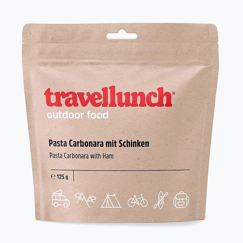 Lyofilizované potraviny travellunch Těstoviny Carbonara se šunkou 125 g