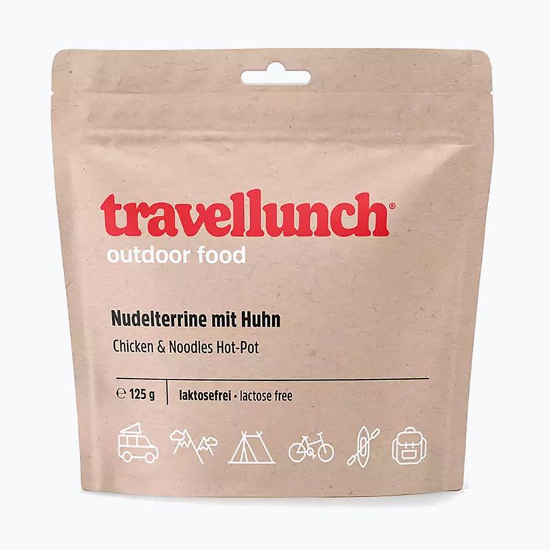 Liofilizované potraviny travellunch Makaron z Kurczakiem Hot Pot Bez Laktozy 125 g